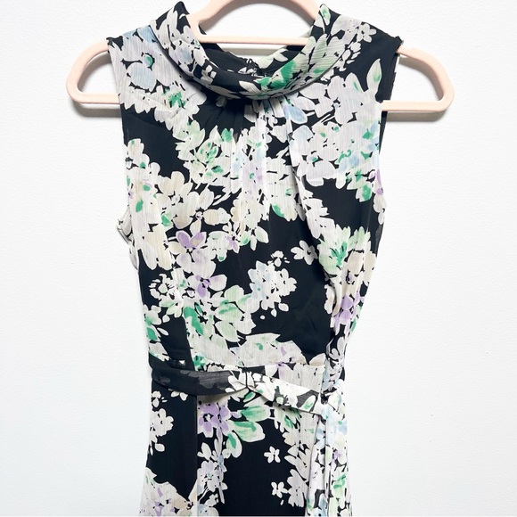 Karl Lagerfeld Crepe Side Rouched Sheath Dress - Picture 6 of 10